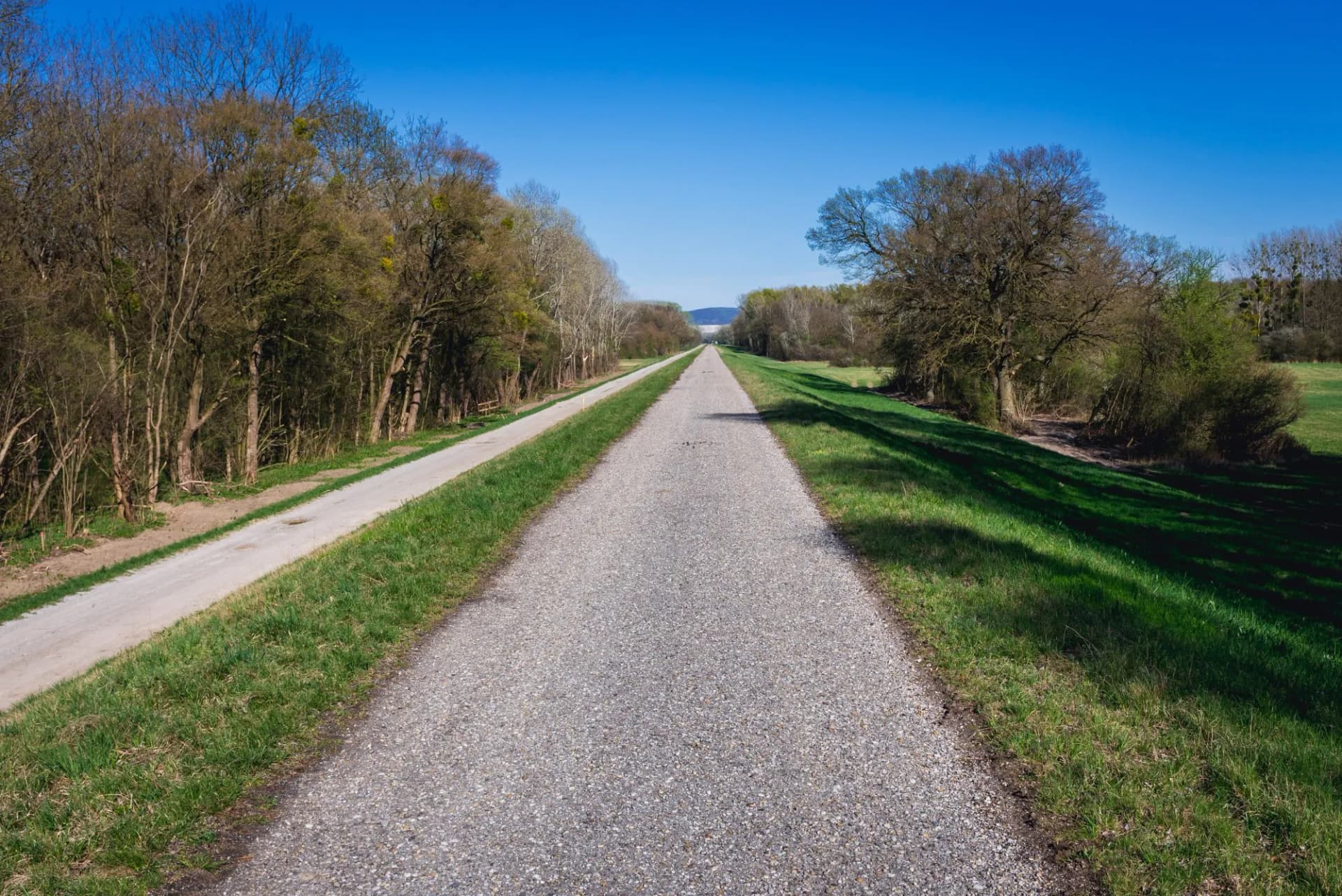 Cycling path outside vienna
