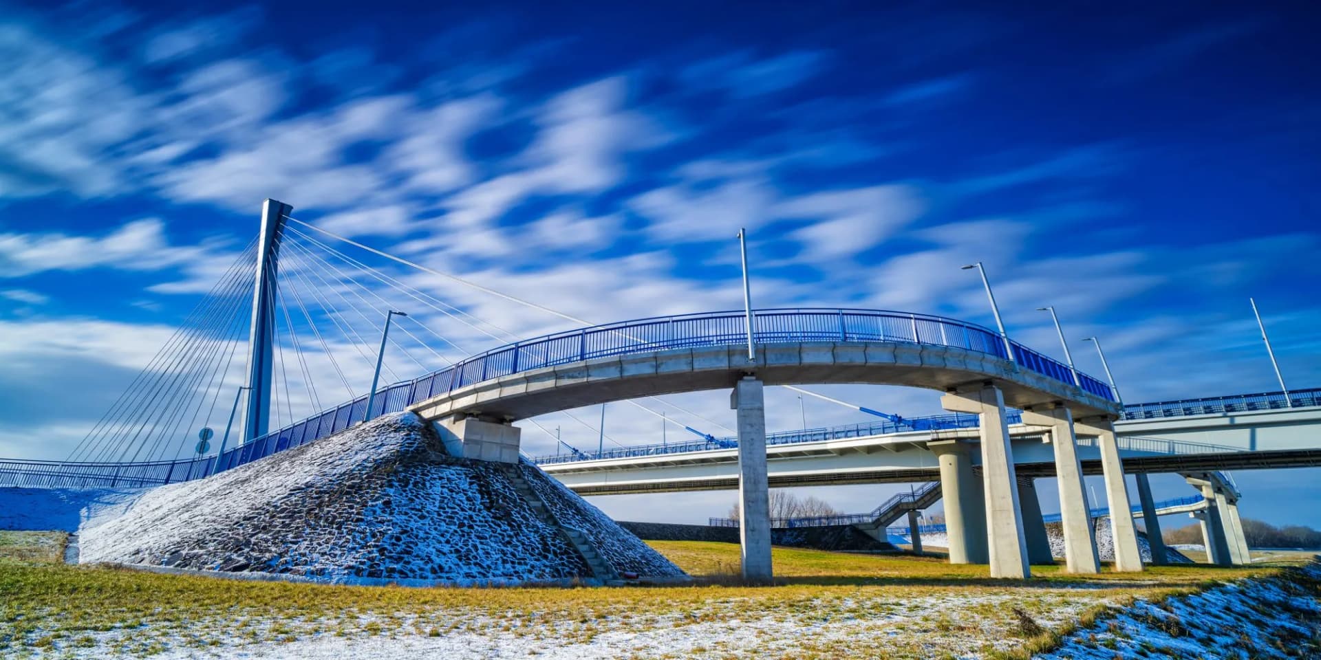 Near a bridge in komarom