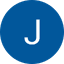 White letter J inside a blue circular icon