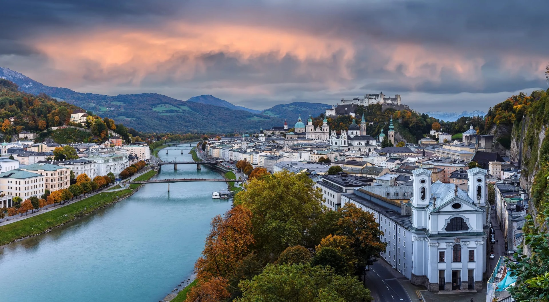 Saalzach river