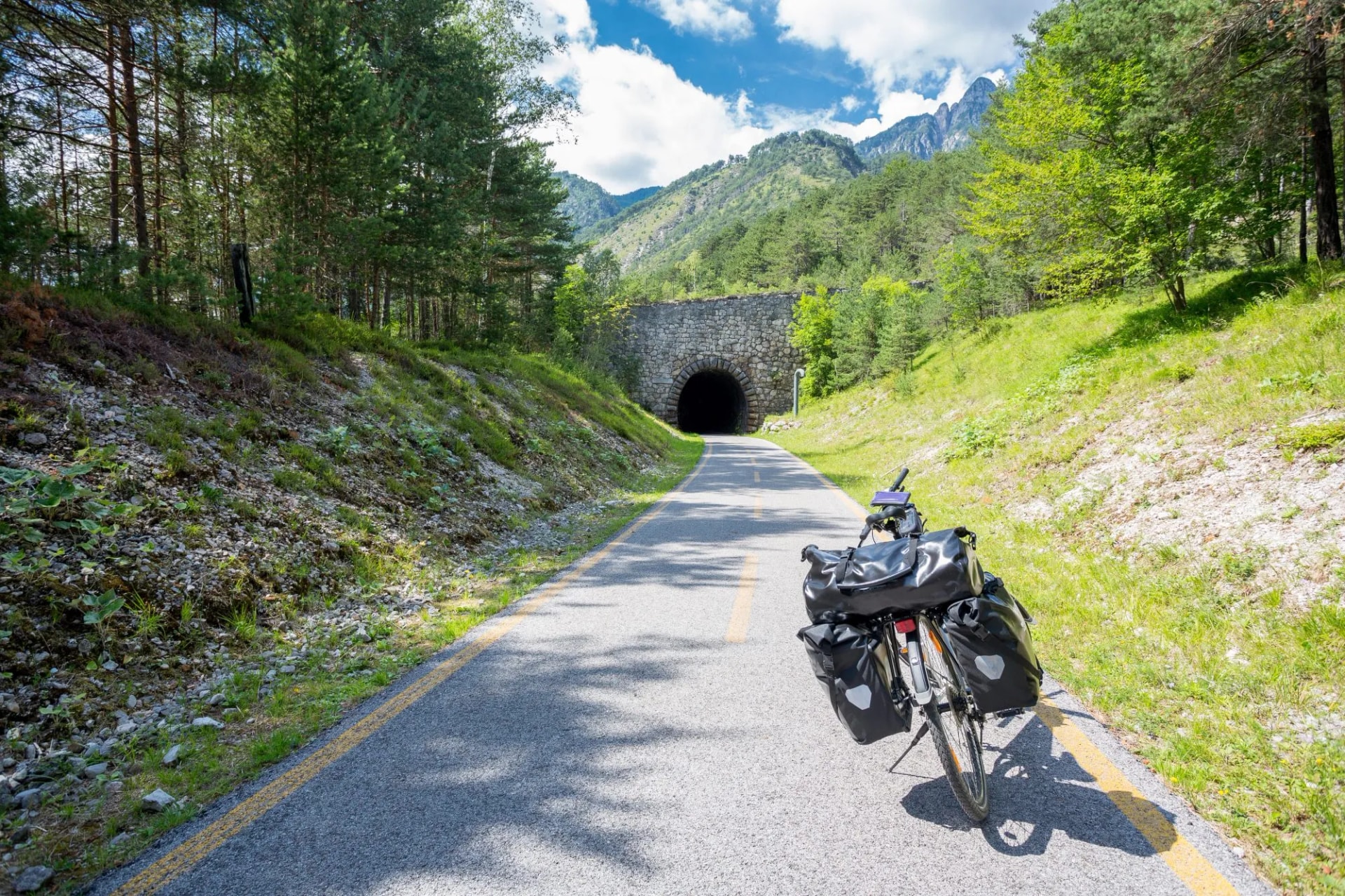 Cycling on alpe adria