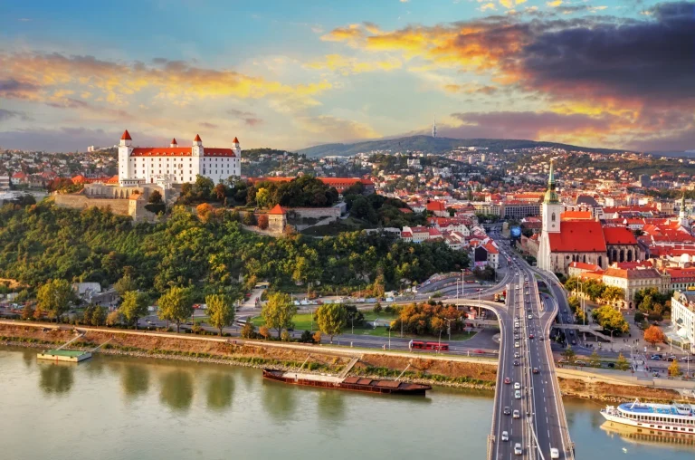 Bratislava im Abendlicht